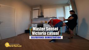 Master Sensei Victoria casual selfdefense demostration