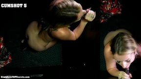 You work that big black cock, girl! 9 loads!