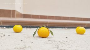 Mandarins under heels