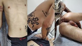 hetero relaxando virou sexo brabo