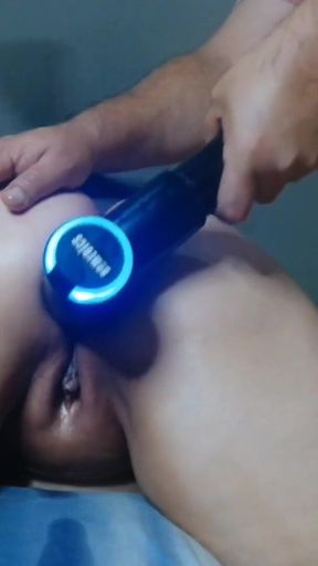 Epic moment from &quot;Dripping wet pussy and ass fucked with massage gun&quot;