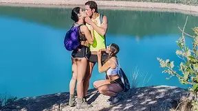 Lady Dee and Clea Gaultier Ride in a Wild Trio - Private