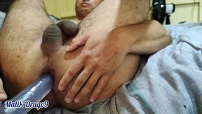malik drago9 - anal masturbation dildo asshole open handjob