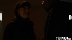 Big boobs curvy MILF performs exorcism by fucking her BBC husband