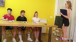 The School Is Back With An Amazing Teenage 18+ Group Session!