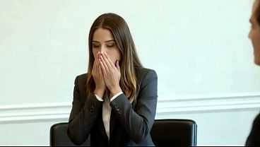 THE SPANKING OF THE EXECUTIVE ANNIE. PADDLING. AI GENERATED