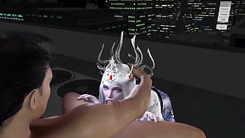 3D horny slut cosplay model naked her wet pussy got fucked so hard