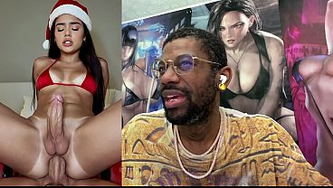Transgender Christmas Latina Gets Fucked In Her Tight Ass Hole, AI Generated