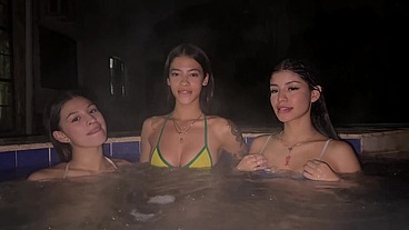 My friends and I had sex with my neighbor! Foursome!