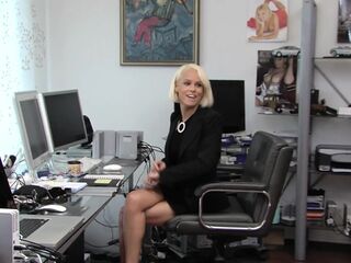 Blond mother i'd like to fuck sucks cum off cock after a unfathomable hard screw