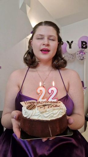 Whipped cream on all my body massage