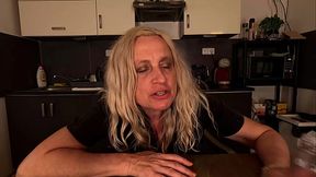 My unusual new sex toy for my prolapse pussy