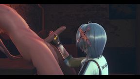Genshin Impact Hentai - Eula Handjob and Fucked - Japanese Asian Manga Anime Game Porn