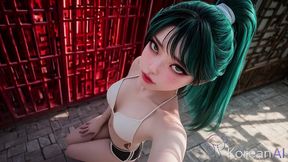 this cute korean girl cheated on her boyfriend with me, obediently riding my huge cock and begging to do it harder [ai]