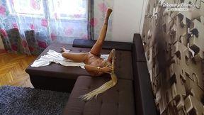 behind the scenes of big tit blonde sunny herrera fucked during massage