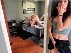 Threesome Fun Secret Watcher Joins Couple for FFM Threesome