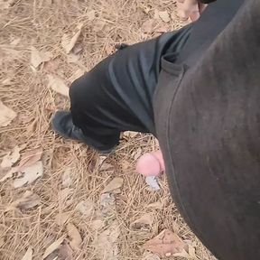 Hiking around with my cock out