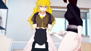 RWBY: Futa Ruby  Futa Blake Screwed Yang by Turn