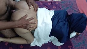 Hijabi Girl Gets Fucked by Her Stepbrother When Come From College