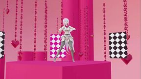 Megurine Luka Hentai Vocaloid Nude Dance Rabbit Hole Song MMD 3D Clear Blue Eyes