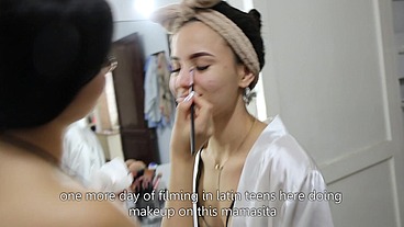 Behind the scenes. ASHLY ROSE, LUCY MENDEZ, SABRINA MILLER. LTP104
