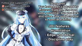 Esdeath's Command: Handjob Training for Her Cumslut