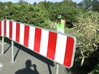 TEEN SQUIRTS IN PUBLIC (Lilly Lil)