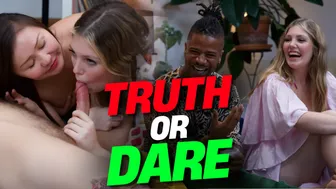 Friends escalate truth or dare card game into wild amateur orgy