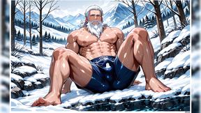 Ai Handsome Men with Nice Muscular Bodies Non-nude Teasing