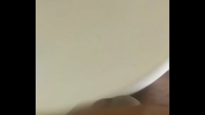 My fan requested I cum in the washing hand sink