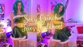 Sexy Grinch Tries to dance!