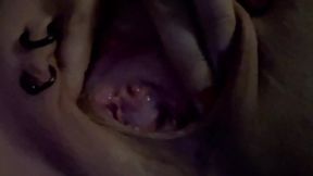 Sklavins Shows Her Destroyed Peehole After the First Pisshole Fuck by Her Master!