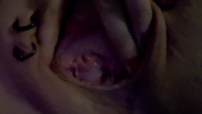 Sklavins Shows Her Destroyed Peehole After the First Pisshole Fuck by Her Master!