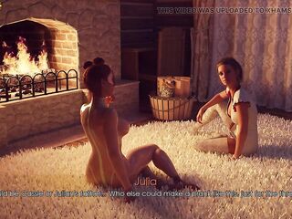 My Enjoyment 28 - Julian's Halloween Pleasure with Julia & Daphne in Haunted House