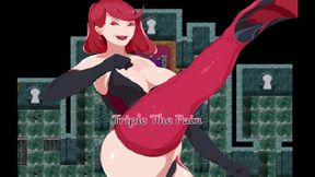 tower trample [ femdom hentai game ] ep.3 high heels fetish domination !