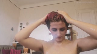 Naked Wet and Messy on Cam!