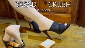The Most Satisfying Bread Crush in Heels (ASMR)
