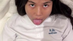 Cumpilation n° 3, les plus grosses éjaculations sur une Asiatique de 18 ans
