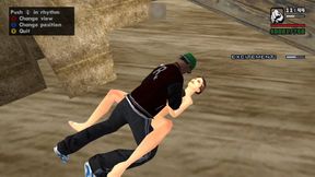 Gta San andreas hot coffee mod - Cj is out in the country so let&#039;s have some country gal sex in a barn