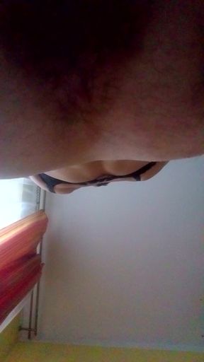 Mommy&amp;#039;s boy plays with his pussy