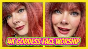 4k Goddess Face Worship – Good Boy JOI ASMR