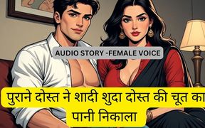 Old Friend Drains Water From Married Friend's Pussy