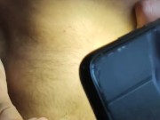 Exploring my belly button (close up)