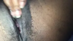 Playing with my hairy pussy