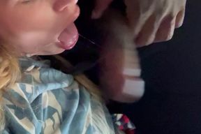 Told him to give me kiss before he go to work he did this instead 😂