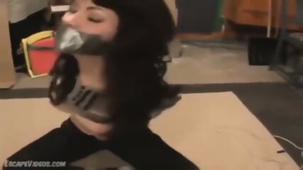 Stephanie Duct Tape Gagged
