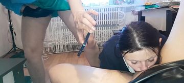 Our stepmom spies on our sex, masturbates and films us