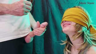 ICE CREAM TASTE GAME. My stepsister swallows my cum- Sheila Moore