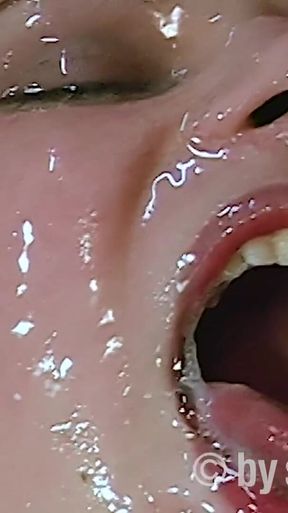 Wild amateur bukkake sex with Jonata
