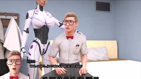 [Gameplay] Sexbot - got fucked with a strap-on